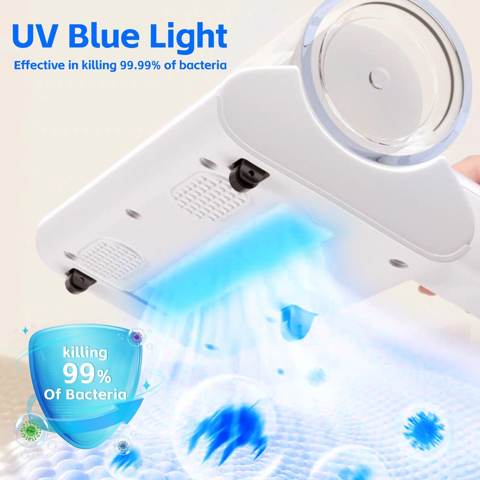 Remology Portable Cordless Handheld Vacuum Cleaner UV Light Rechargeable Duster