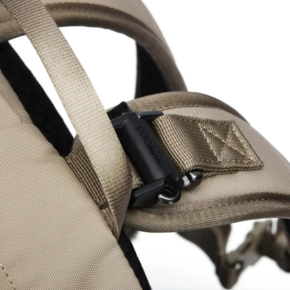 Pacsafe V Active Anti-Theft RFID Blocking Laptop 13" Backpack 24L Beige