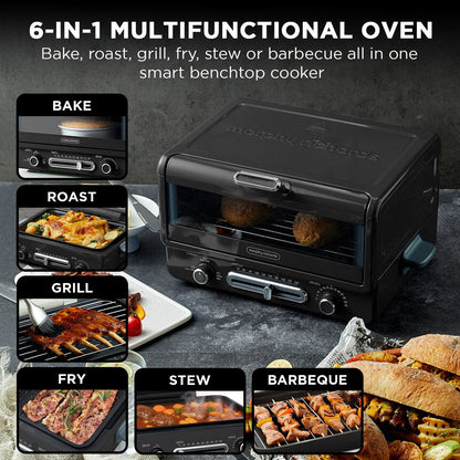 Morphy Richards MRMPO12T Benchtop Oven 2000W 12L Non-Stick with Grill