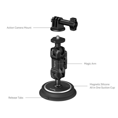 SmallRig Magnetic Suction Cup Magic Arm Kit