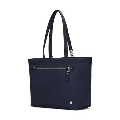 Pacsafe W Anti-Theft RFID Blocking Carryall 13" Laptop Tote Bag Navy