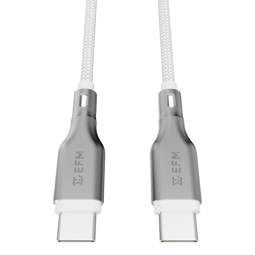 EFM USB-C to USB-C Essential Power 2M Cable (White)