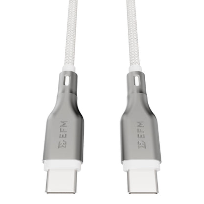 EFM USB-C to USB-C Essential Power 2M Cable (White)
