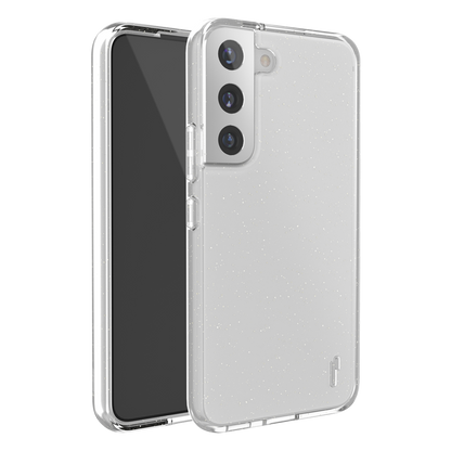 Ugly Rubber Samsung s22 Vogue Glitter Infused Armor Case (Clear)