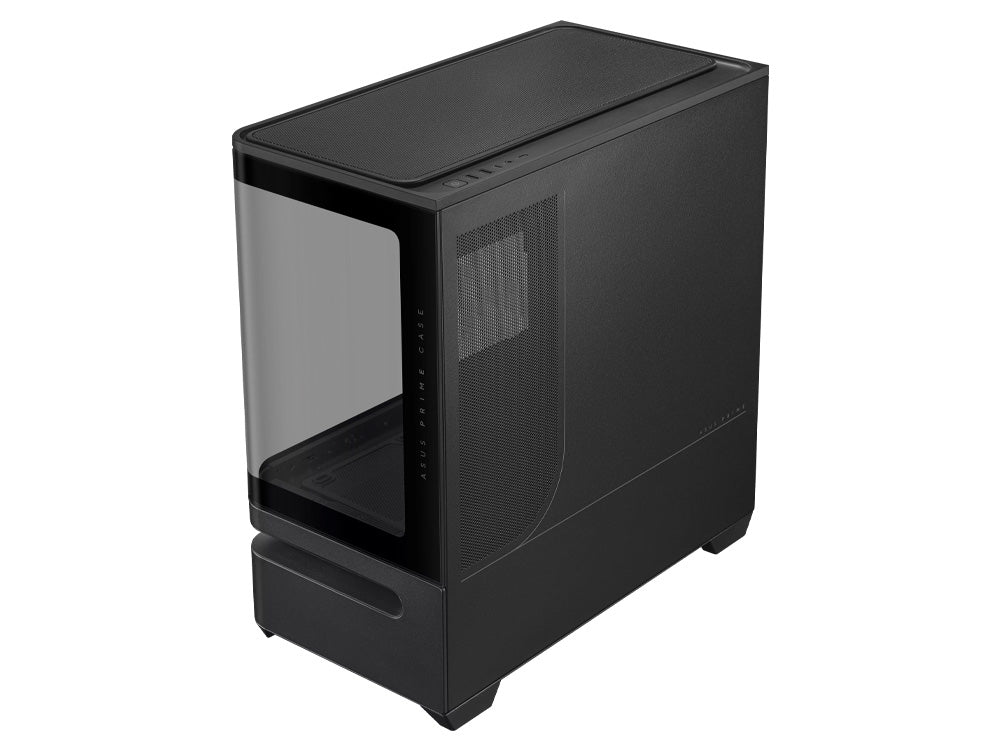 ASUS Prime AP202 ARGB Curved Tempered Glass Mid-Tower Case - Black
