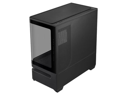 ASUS Prime AP202 ARGB Curved Tempered Glass Mid-Tower Case - Black