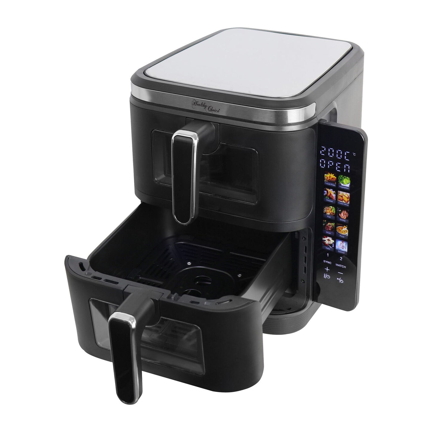 Healthy Choice AFVC30 11L 2400W Double Decker Dual Zone Air Fryer
