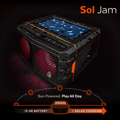 EcoXgear Sol Jam Solar Charging Bluetooth Speaker