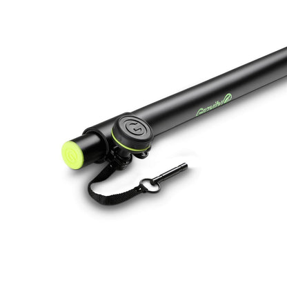 Gravity 140cm Adjustable 35mm to 35mm Steel Pole Stand SP3332B For Speaker Black