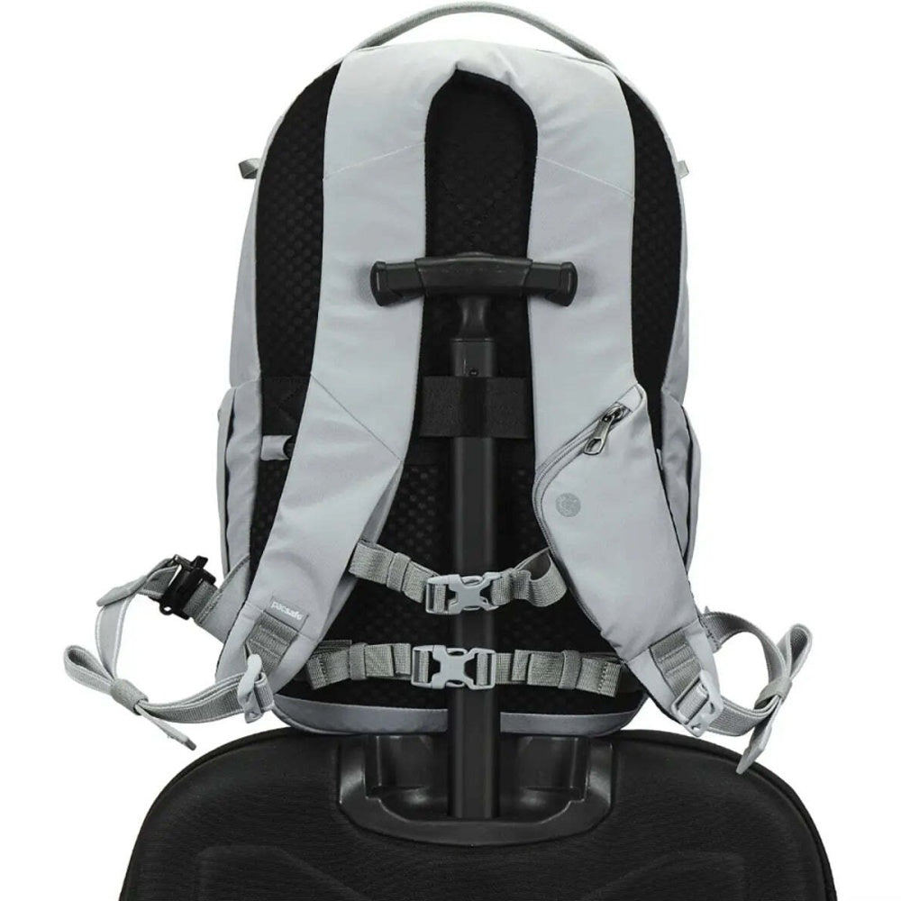Pacsafe V Tour Anti-Theft RFID Blocking Secure 16" Laptop Backpack Digital Grey
