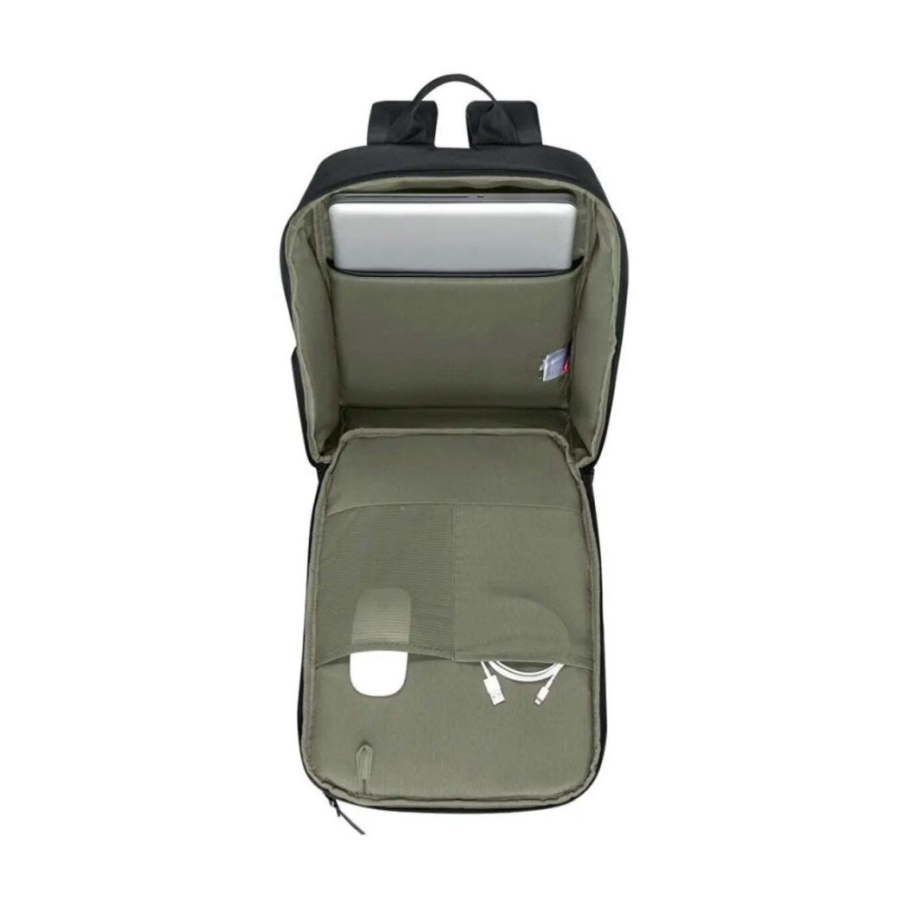Wenger UrbanOne Laptop Front Pocket Recycled PET Backpack Black 15.6 Inches
