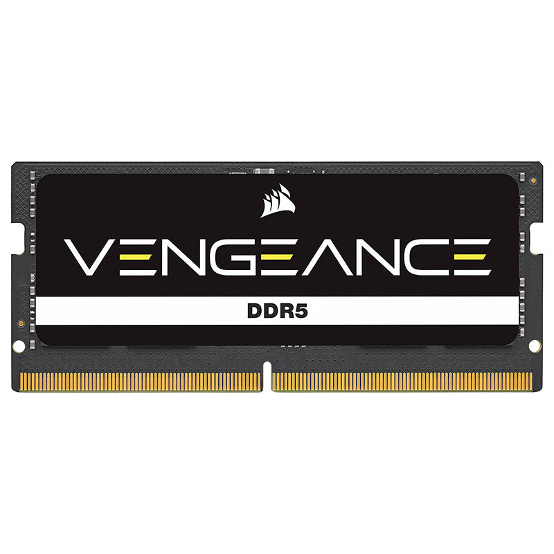 Corsair 64GB (2x32GB) CMSX64GX5M2A4800C40 Vengeance SODIMM CL40 4800MHz DDR5 RAM - Black