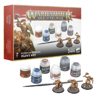 Games Workshop Warhammer Age of Sigmar Stormcast Eternals Paint Set