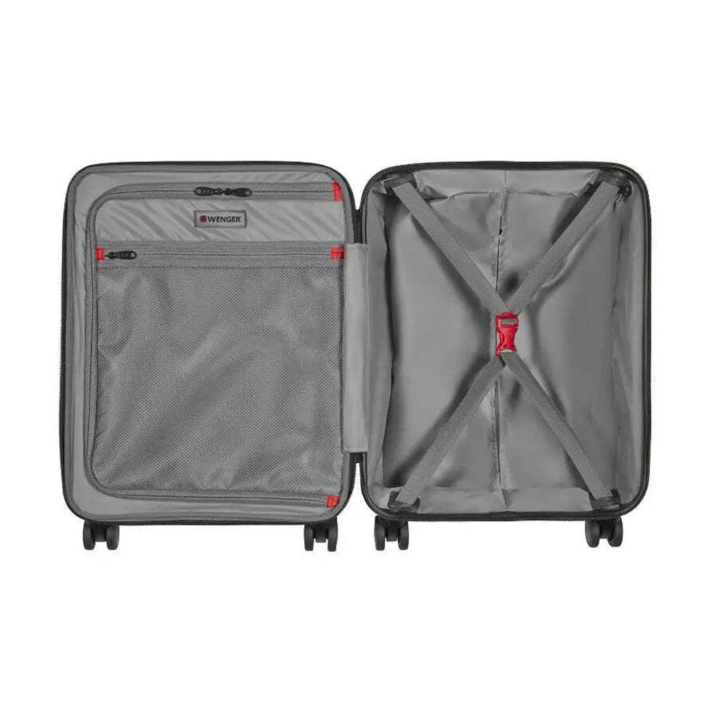 Wenger Pegasus 54cm Hardside Expandable Carry-On Suitcase Black TSA Lock