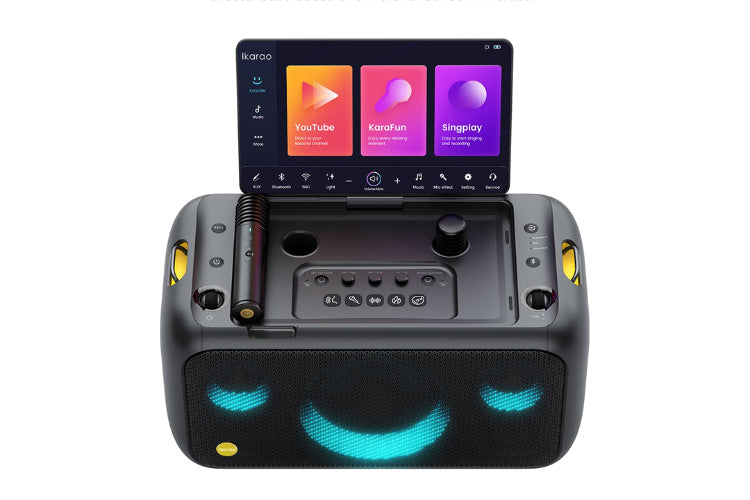 Ikarao Break X1 Portable 800W Karaoke Machine with 13.3" Display