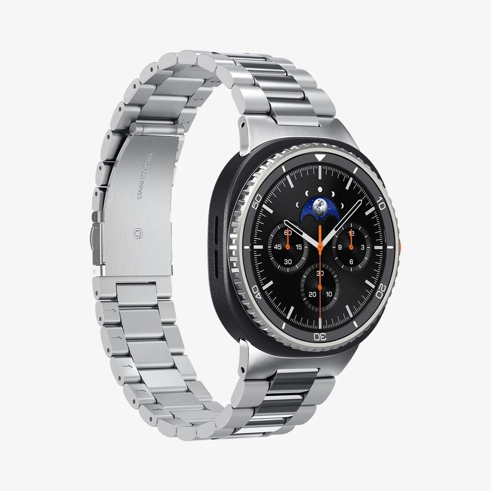 Spigen Galaxy Watch 8 40mm/44mm/Classic 46mm Modern Fit 316L Band (Silver)