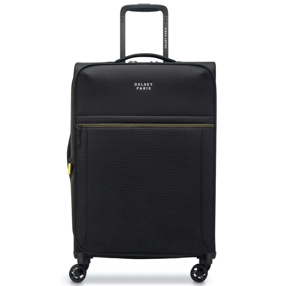 Delsey Brochant 3 - 67 cm 4-Wheel Expandable Suitcase - Deep Black