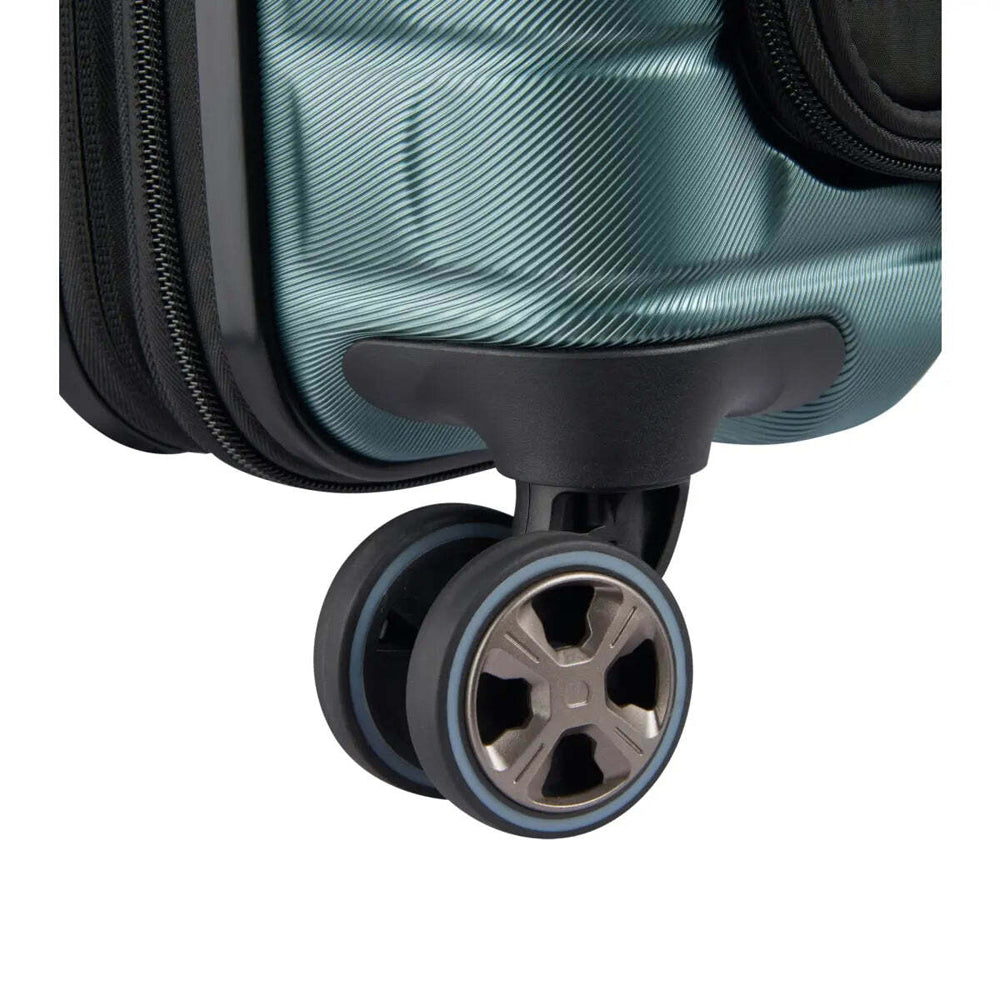 Delsey Shadow 5.0 - 55 cm 15" Laptop Front Loader Cabin Suitcase - Green
