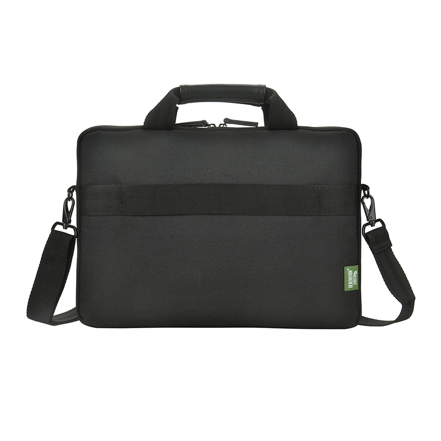 Generation Earth 13.3" Slim Laptop Briefcase (Black)