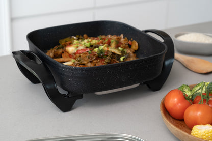 Healthy Choice 7.2L Capacity Non-Stick Stone Electric Fry Pan