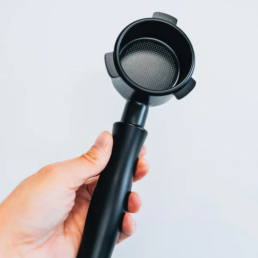 Normcore Bottomless Portafilter - Titanium - 54mm Breville / Anodized Aluminum