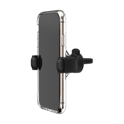 EFM 15W Vent Mount Wireless Charger with 18W Plug in Car Charger (Graphite)
