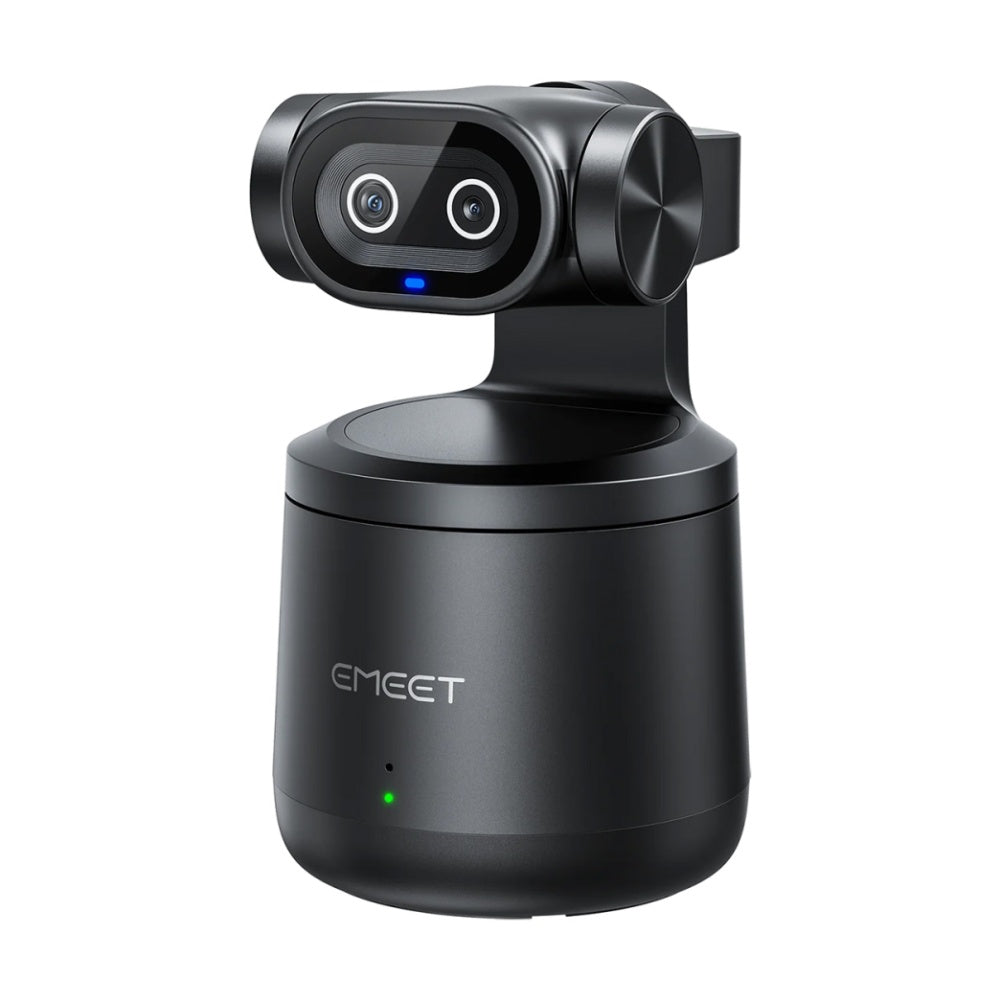 Emeet PIXY Wireless AI PTZ 4K Streaming Camera Portable Black 8H Battery