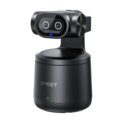 Emeet PIXY Wireless AI PTZ 4K Streaming Camera Portable Black 8H Battery