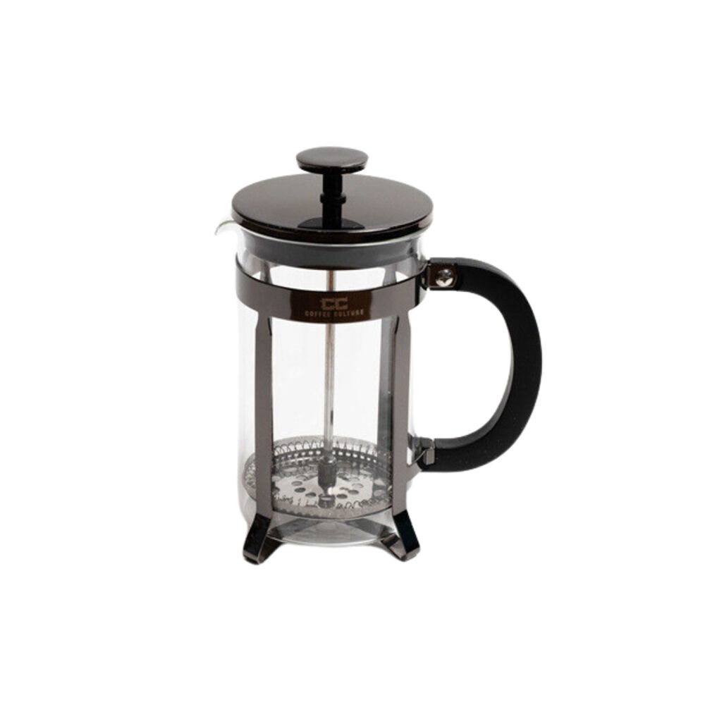 Coffee Culture Black Glass French Compact Coffee/Tea Press/Plunger (600ml)