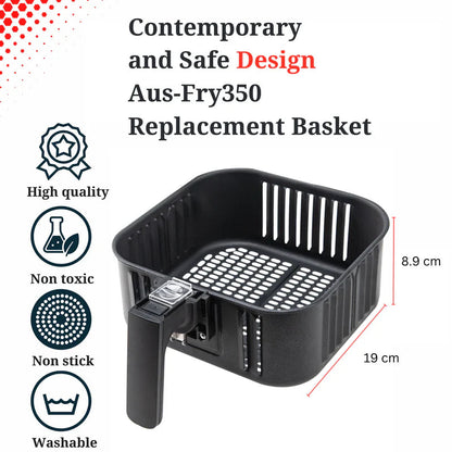 AUSPURE Air Fryer Replacement Basket for 3.5L Aus-Fry350