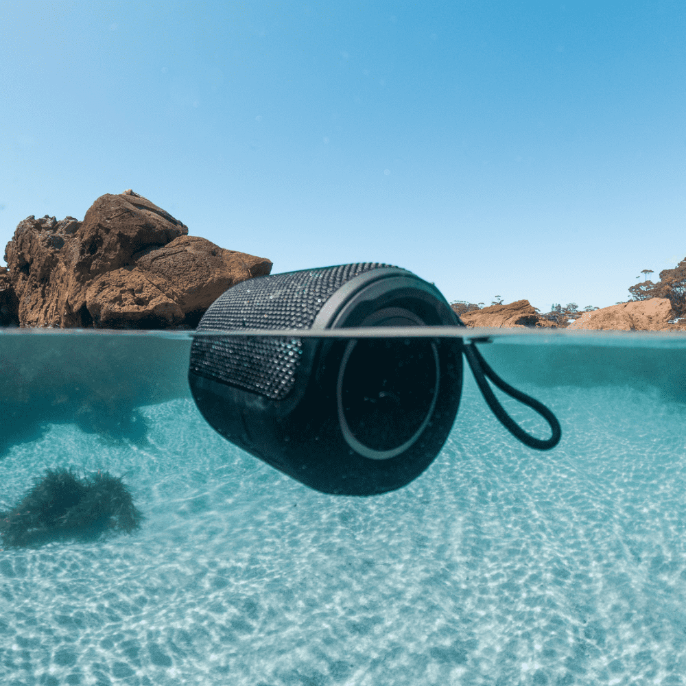 Wave 12W LED BT Portable Speaker - Small (Black)
