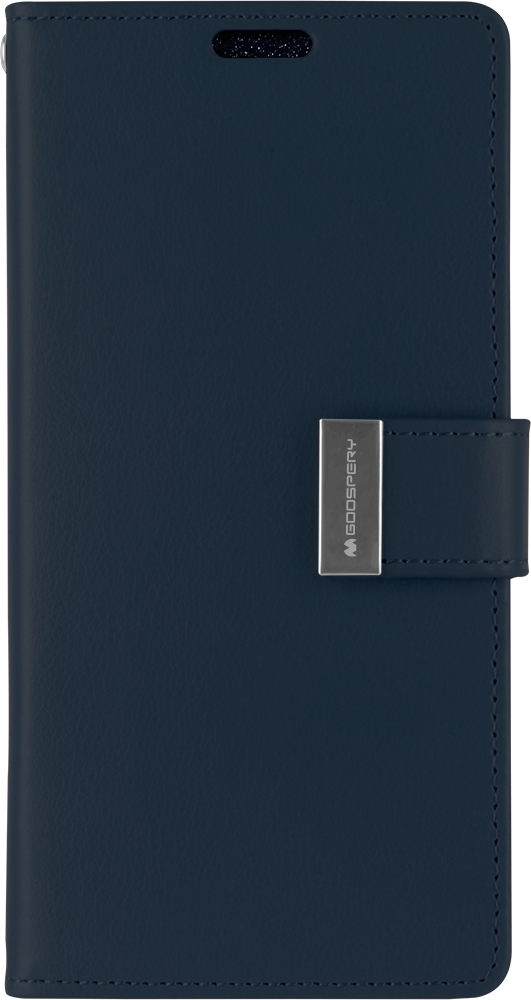 Goospery Rich Diary for iPhone XS Max - Navy / Lime
