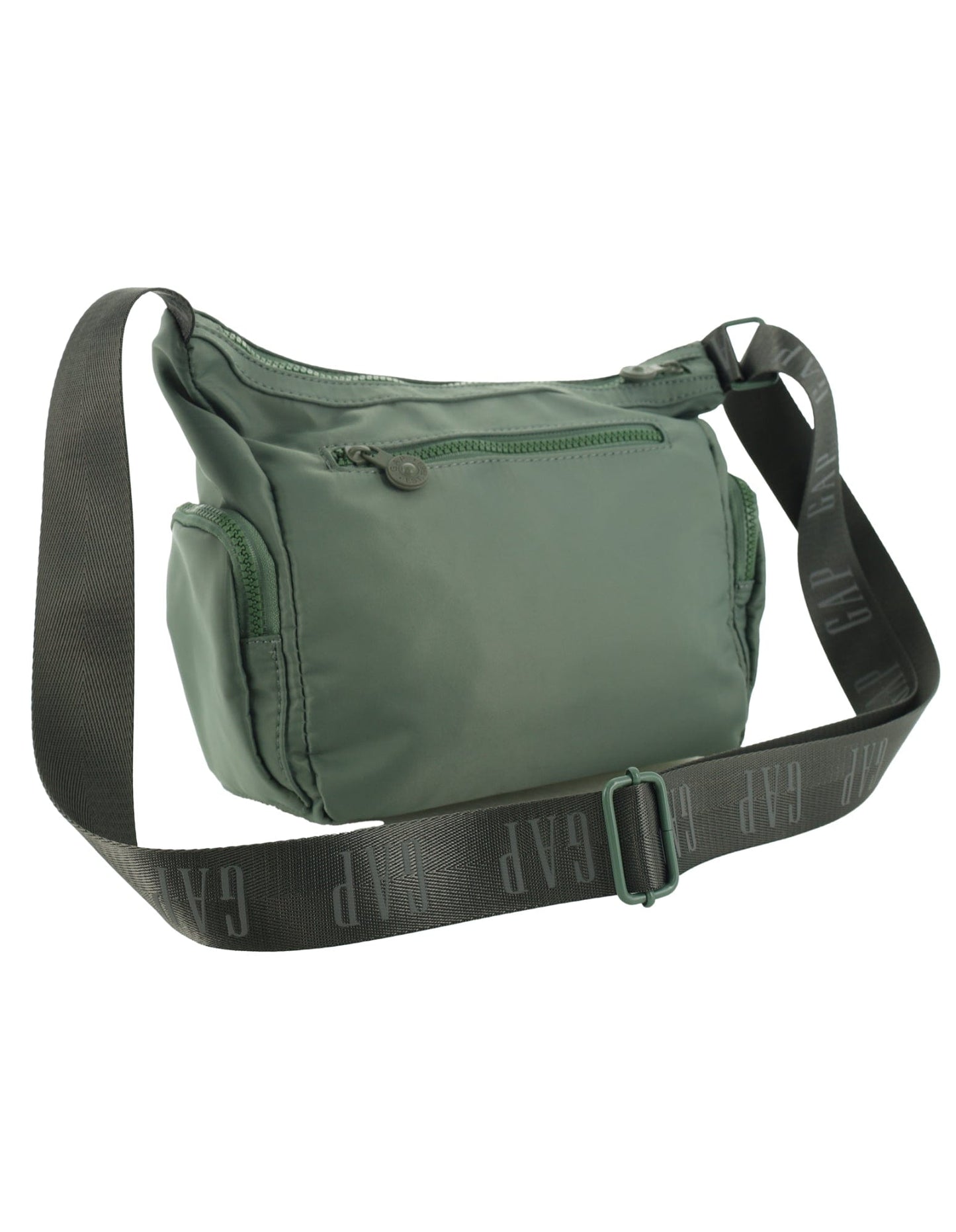 GAP Unisex Nylon Shoulder Crossbody Bag w/ Secure Zip 29x22cm Twig