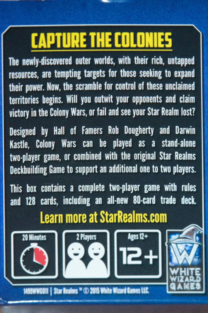 White Wizard Games Star Realms Colony Wars