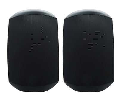 Weconic Outdoor Speaker Package with 160W Bluetooth Amplifier Black 182C+2xWTP660BLK