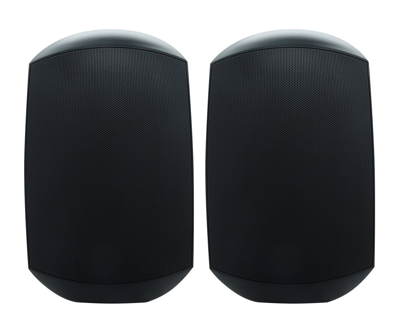 Weconic Outdoor Speaker Package with 320W Bluetooth Amplifier Black 184C+4xWTP660BLK