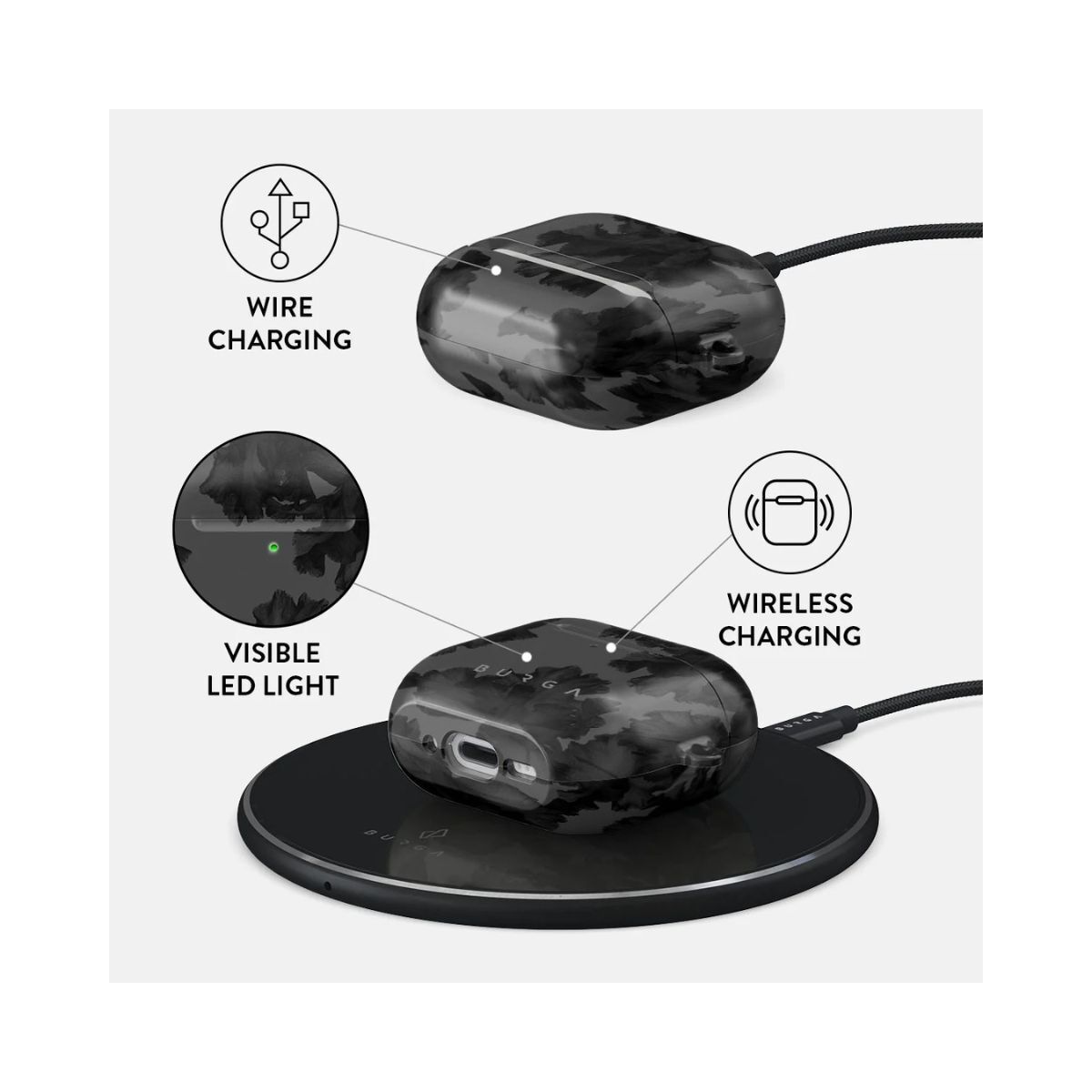 Burga Airpods Gen 4 Nocturnal
