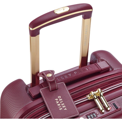 Delsey Chatelet Air 2.0 Carry On 4 Wheel Suitcase with TSA Lock Burgundy 55 cm