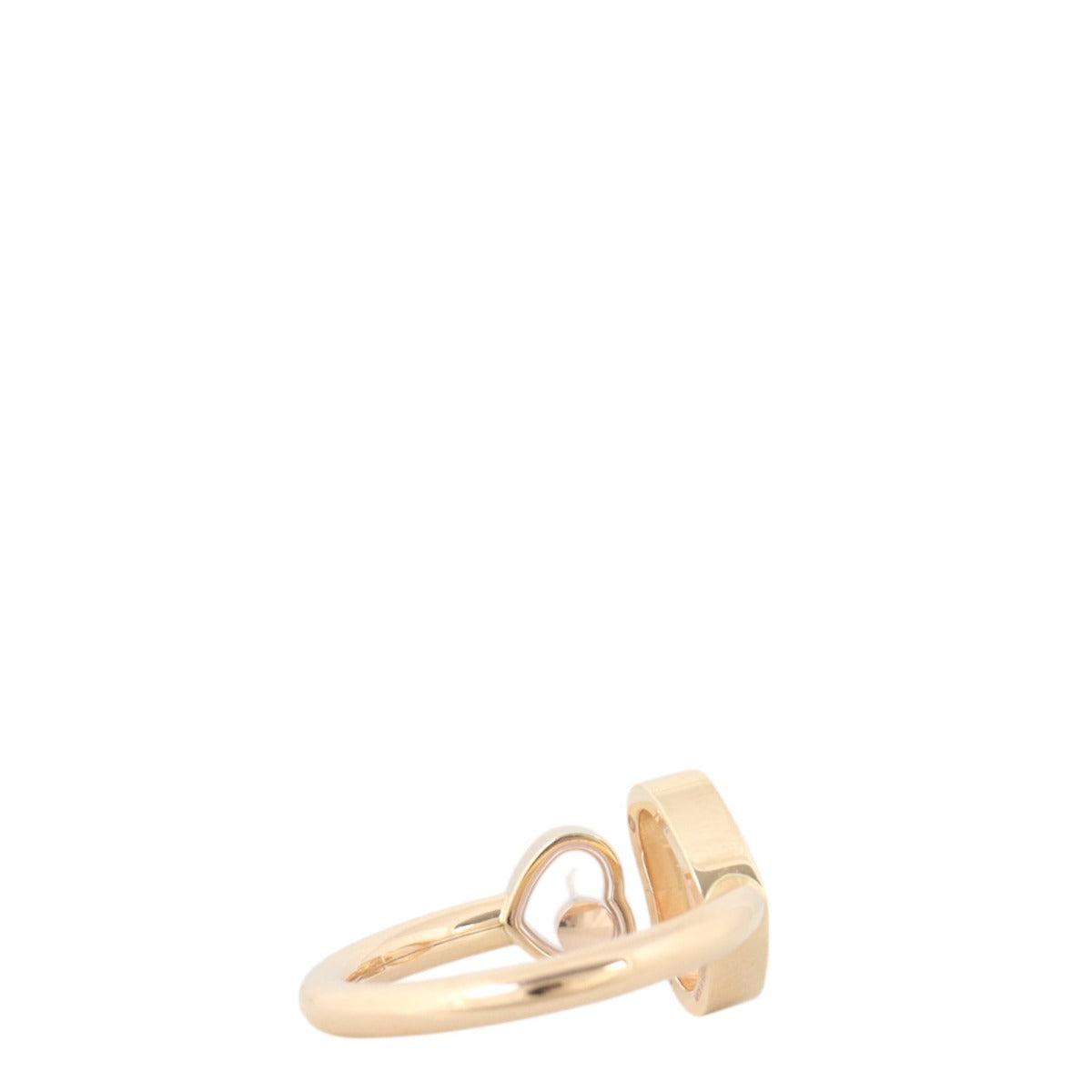 Chopard Happy Hearts Diamond Mother of Pearl 18k Rose Gold Ring
