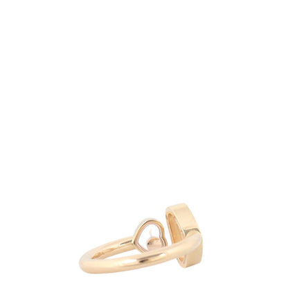 Chopard Happy Hearts Diamond Mother of Pearl 18k Rose Gold Ring