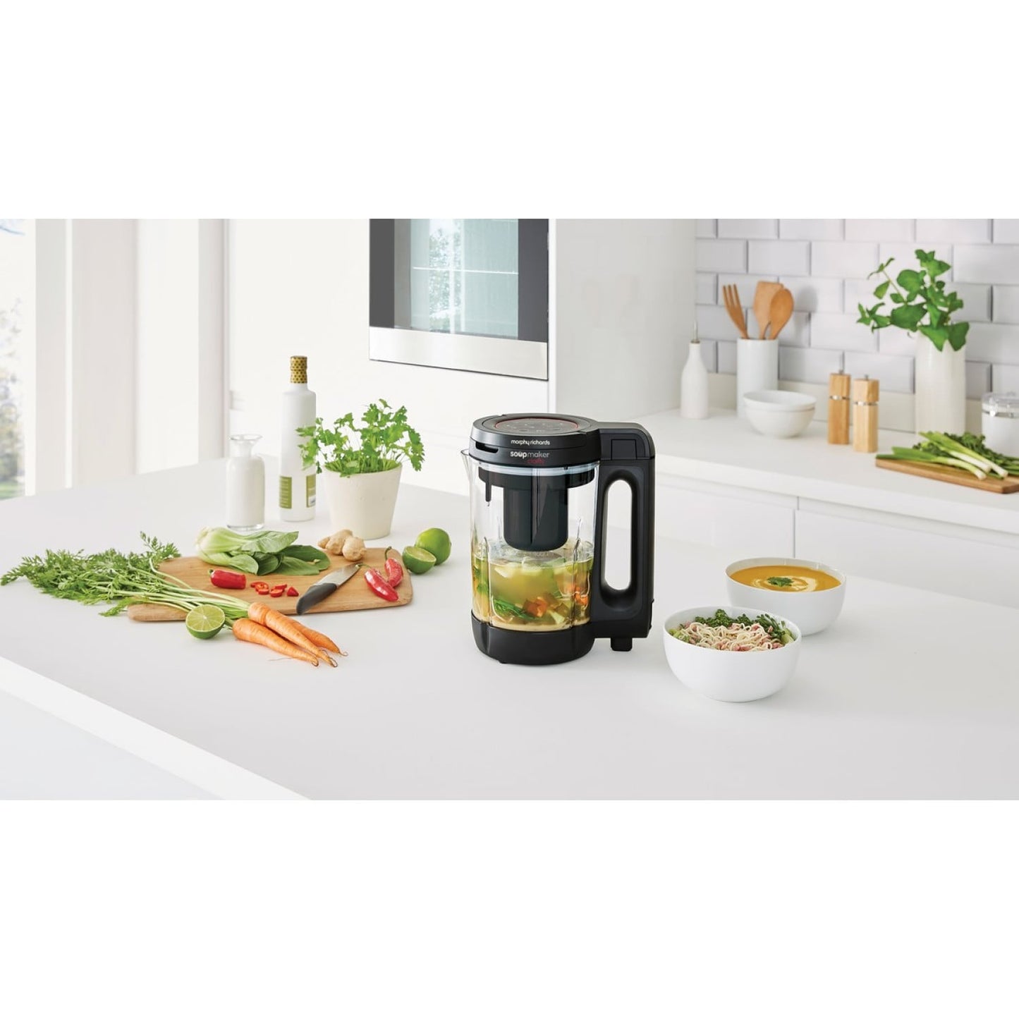 Morphy Richards Clarity 1.6L Soup Maker 4 Functions Fast Soup Blender