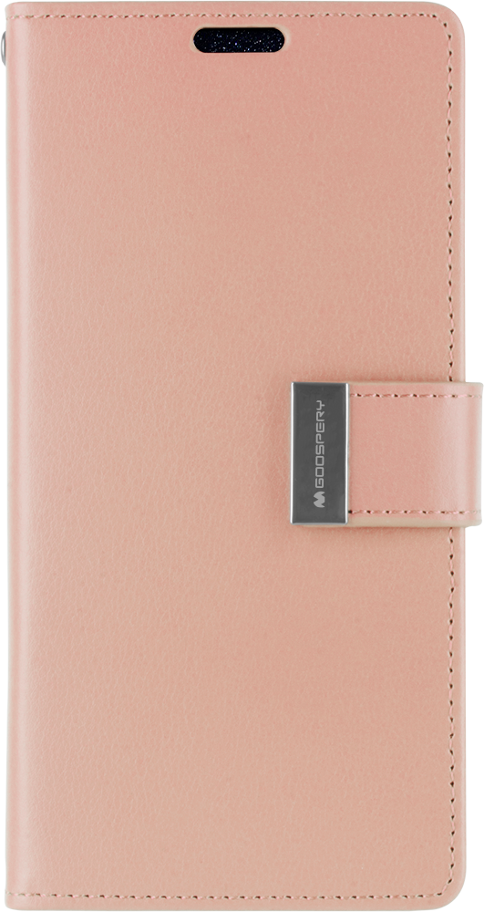 Goospery Rich Diary Case for Galaxy S21 - Rose Gold