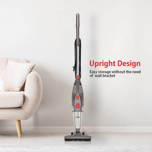 Lenoxx 450W Lightweight Bagless Corded Stick Vacuum Cleaner (Grey)