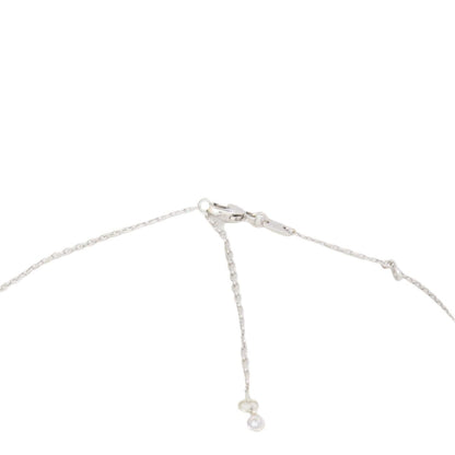 Gucci GG Running 18k White Gold Diamond Necklace