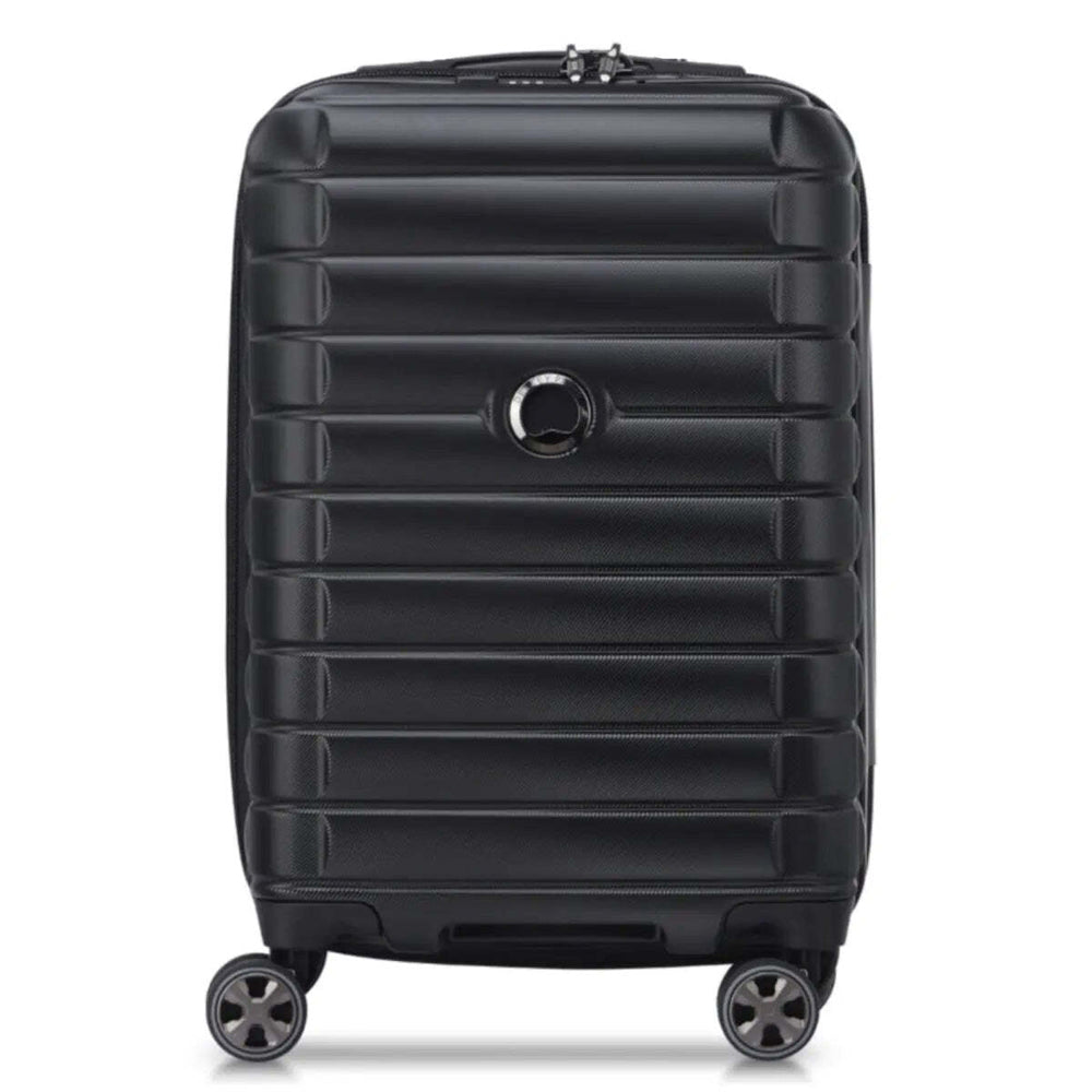 Delsey Shadow 5.0 - 55 cm Expandable Cabin Suitcase - Black