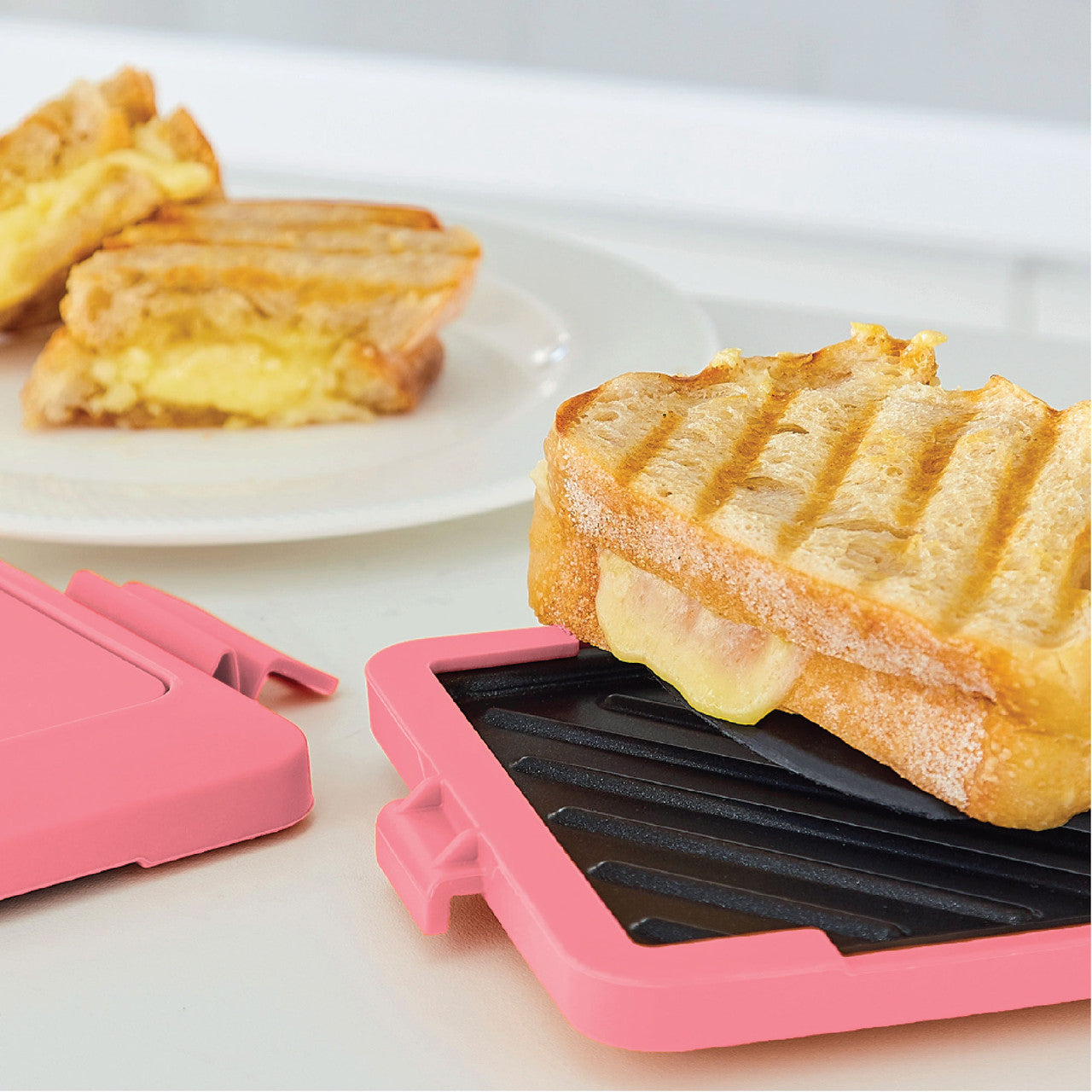 Laser Heatwave Tech Microwave Toastie Maker (Pink)