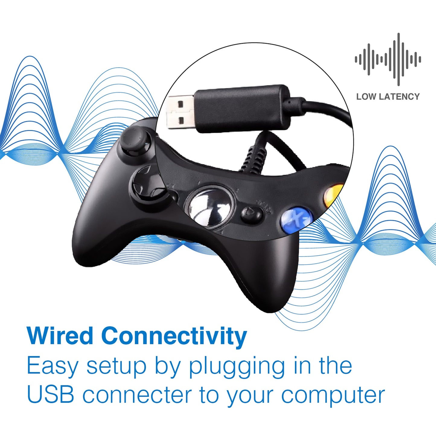 Laser Wired Gaming PC Controller