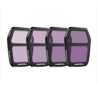 Freewell 4-Pack Bright Day Series Split ND/PL Filter Set