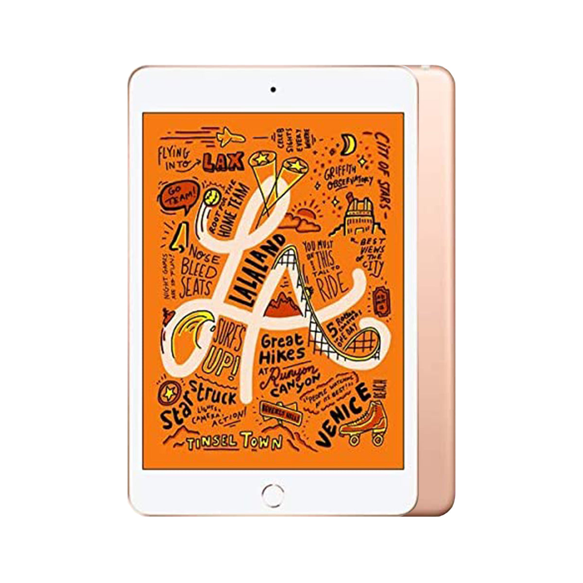 Apple iPad Mini 5 Wi-Fi + Cellular 64GB Gold [~Refurbished: Very Good]
