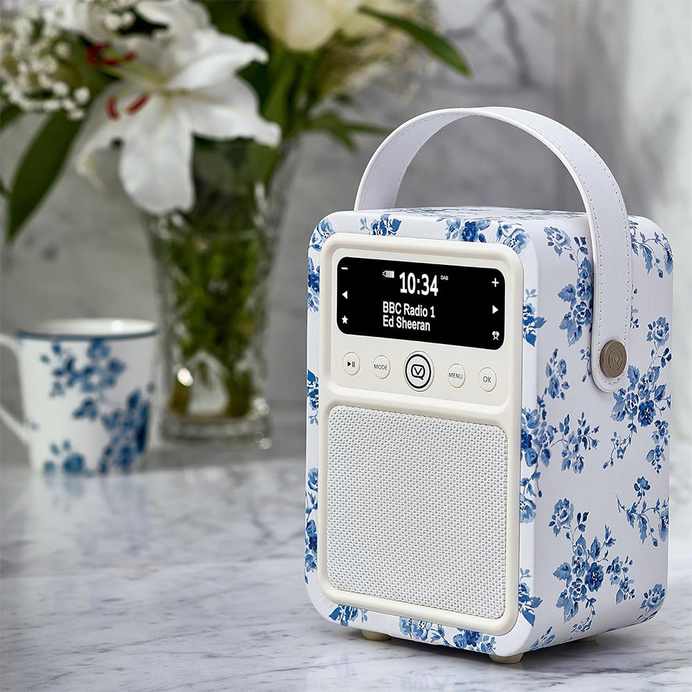 VQ Monty DAB+ Digital FM Radio/Bluetooth Speaker Laura Ashley (China Rose)
